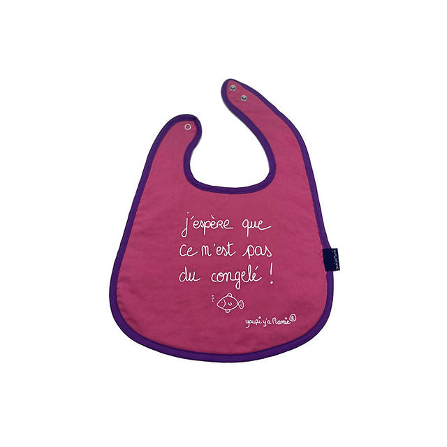 Bavoir - J'espère que ce n'est pas congelé